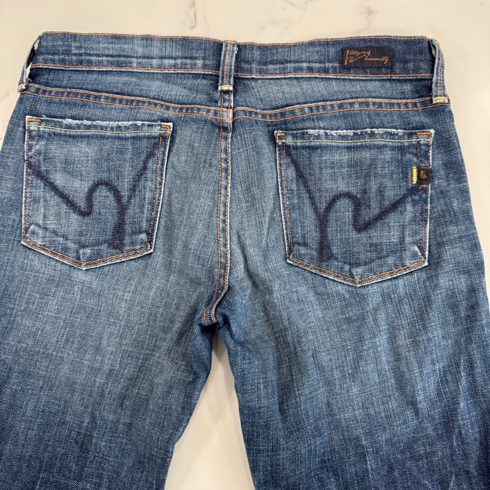 Citizens of Humanity Kelly Low Waist‎ Cropped Stretch Jeans Size 28